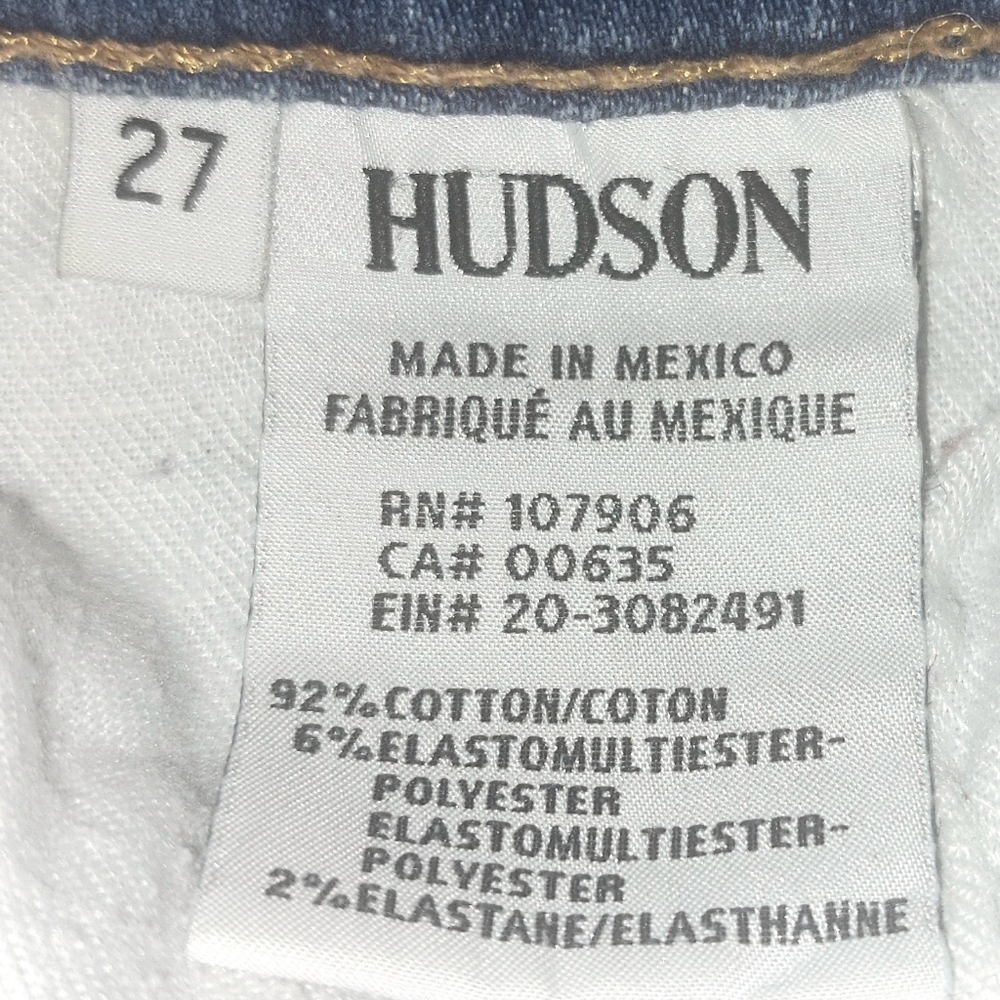 🌷3/$20🌷Hudson 'Zoeey' Cropped Released Hem Jeans - Picture 4 of 5